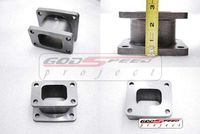 T3 to T4 Turbo Conversion Adaptor Flange (Cast) Fit Most of Turbonetics/Garrett/Precision/Brogwarner Big Name Brand