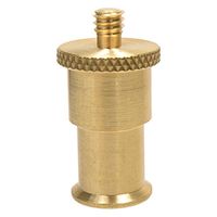 Foto&Tech Brass Spigot 5/8" Male to 1/4"-20 Male Threaded Screw Adapter Converter