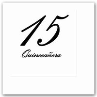 Quinceanera Classy Black Luncheon Napkin (16 CT) by Partypro