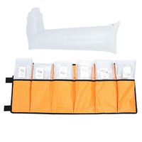Inflatable Air Splint Set, 7pcs Leg Arm First Aid Emergency Kit for Outdoor Camping
