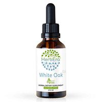 White Oak B60 Alcohol-Free Herbal Extract Tincture, Super-Concentrated Organic White Oak (Quercus alba) Dried Bark (2 fl oz)