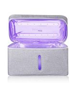 [Fast Delivery]Barhon LED UV Cleaner and Sanitizer Bag, USB Powered UV Sterilizer, 99% Cleaned for Phone Bottle Pacifiers Jewelry Tools Kitchenware and More -Gray