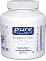 Pure Encapsulations - Bromelain 2400-500 mg Proteolytic Enzyme for Musculoskeletal Health - 180 Capsules