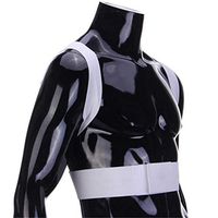 2 Pac Magnetic Therapy Posture Corrector Brace Shoulder Back Support Belt for Men Women Chest Lumbar Belt