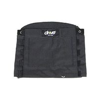 Drive Medical Adjustable Tension Back Cushions, Black, 40" x 40"