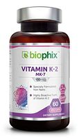 Vitamin K2 MK-7 100 mcg 60 Vcaps - Strong Bones | Immune Health | Support for D3
