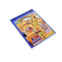 Soft Cover Decorative Notepad - Jerusalem Hamsa (Small)