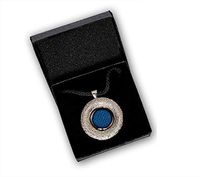 5G Pendant is Designed to Block Against Harmful 5G RF Ultra-high Frequencies Radiation Sources Such as 4G and 5G Cell Phone Towers Silver Colored Metal