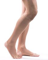 Allegro 20-30 mmHg Open Toe/Heel Support 240 Knee High Hose (Sand) Medium