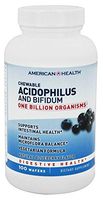 American Health Acidophilus with Bifidum, Blueberry Flavor, 100 Wafers (Pack of 1)