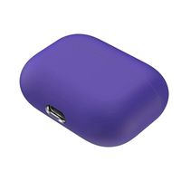 Libobo Compatible with Apple AirPods Pro Cases 2019 Wireless Charging Case Silicone Protective Cover Skin (Purple)