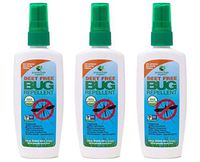 Greenerways Organic Insect Repellent, Premium, USDA Organic, Non-GMO, Natural, Mosquito-Repellent, Bug-Repellant, Best Natural Bug Spray, Travel Bug Repellent, Bug Spray 3-Pack (3) 4OZ - MSRP 29.97