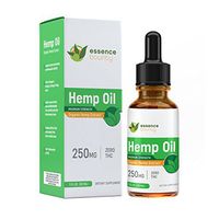 Hemp Oil Extract - All-Natural Premium Formula - 8.33MG Per Serving - Promotes Relaxation - Organic Anti-Anxiety - One Month Supply - Essence Bounty