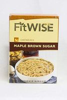 Fit Wise High Protein (Low Calorie) (Low Carb Oatmeal) (15 Grams of Protein) (Maple Brown Sugar Flavor)