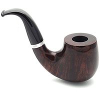 Mr. Brog Large Oom Paul Tobacco Pipe - Model No: 115 Ambasador Walnut - Mediterranean Briar Wood - Hand Made