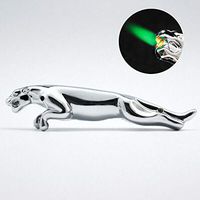 New Windproof Refillable Torch Lighter Metal Leopard Green Fire Butane Fuel Jet Gift