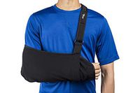 Think Ergo Arm Sling Sport - Lightweight, Breathable, Ergonomically Designed Medical Sling for Broken & Fractured Bones - Adjustable Arm, Shoulder & Rotator Cuff Support (XL Adult)
