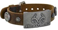 Sabona Realtree Leather Magnetic Wristband, Brown, 0.1 Ounce