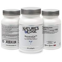 Nature's Edge ResveraGel® Trans Resveratrol (100mg) Anti-Aging Antioxidants Softgels