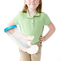 DDZ Arm Cast Cover, Cast Waterproof Cover Arm Kids, Cast Shower Cover Arm Child, Broken Hands Wrists Waterproof Bandage Wound Covers Cast Protector Full Arm Cast Cover for Shower Arm Bath
