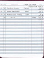 EGP Check Registers for Deskbook Checks, Size: 6 3/8 x 8 1/4, 5 registers
