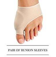 Bunion Corrector - Bunion Relief Sleeve and Bunion Toe Straightener - Cushioned with Gel Pad Elastic Long- Lasting for Effective Hallux Valgus Pain Relief (1 Pair) (Large)