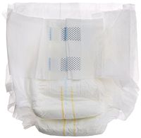 Medline Bariatric Brief, White, 32 Count (Pack of 12)