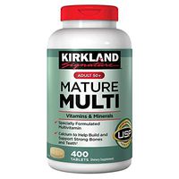 Kirkland Signature dcveP, Mature Adult Multi Vitamin 400 Tablets (Pack of 2)