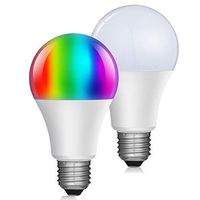 Smart WiFi Led Light Bulb with Dimmable Warm White RGBW(2700k) Multicolored Color Changing A21 E26 smart light bulb works with Amazon Echo Alexa and Google Home (2-Pack) Smart Light Bulb