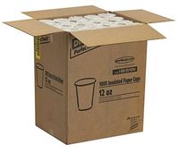 Dixie Perfectouch Insulated Paper Hot Cups, 12 OZ, Assorted Designs, Case of 1,000