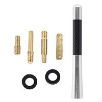 Carbon fiber antenna, Delicate Universal Antena Black Fiber Carbon Short Antenna Radio Car Aerial Antenna for Ford Focus for Toyota