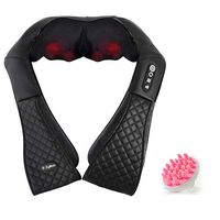 Zyllion Back and Neck Massager & Scalp Massager (Pink)