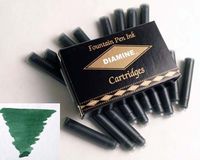 Diamine Refills Umber Pack of 18 Fountain Pen Cartridge - DM-8039 by Diamine