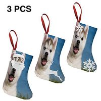 Christmas Stockings Suits Puppy Siberian Huski Dog Marvellous for Funny Xmas Party