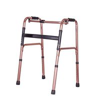 Rolling Walkers Walker Armrest Frame Four-Legged Cane Rehabilitation Equipment Old Man Walker Disabled Walker Bronze Auxiliary WalkerFoldable Walking Aids Adjustable Height