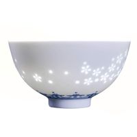 Bowl Blue white porcelain ceramic bowl ceramic bowl against hot creative Gift Set bowl salad bowl soup bowl rice bowl home small bowl dessert bowls Hotel tableware home noodles boiled fish soup bowl