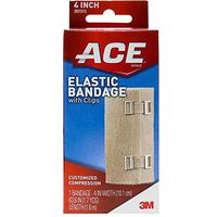 ACE Elastic Bandage (hook closure) 4 Inches 1 Each (Pack of 4)
