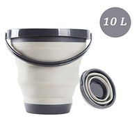 Cobrays 10L Collapsible Water Bucket, Portable Folding Water Pail, Space Saving Water Container for Home, Camping, Fishing, Car Washing