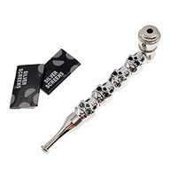 Cool Skull Head Style Container with Mesh Filter and Zipper Case