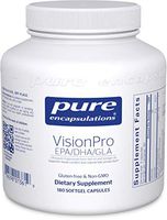 Pure Encapsulations - VisionPro EPA/DHA/GLA - Dietary Supplement to Support Natural Tear Production and Retention of Eye Moisture - 180 Softgel Capsules