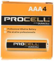 Procell Alkaline Batteries, AAA, 24/Box, Total 144 EA, Sold as 1 Carton