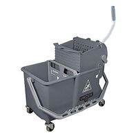 Mop Dual Bucket with Side Wringer, 4 gal.