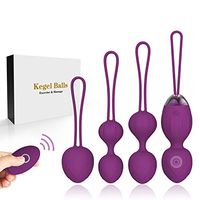Jintrun Upgrade 2 in 1 Kegel Exercise Weights & Massage Ball Ben Wa Balls Kegel Balls Beginners & Tightening- Doctor Recommended for Bladder Control & Pelvic Floor Exercises