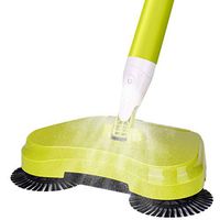 Cyt Hand-held Water Spray Mop Broom Sweeper Sweeping Dragging Storage Three-in-one Non-Electric Easy to Use (color : Green)