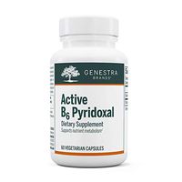 Genestra Brands - Active B6 Pyridoxal - Pyridoxal-5-Phosphate (P5P) Supplement - 60 Capsules