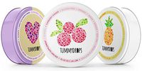 Tummydrops Variety Pack: The Organic Mellow(ish) Ginger Pack (1 tin Each Sweet BlackBerry, Yumberry, and Pineapple Ginger-Total of 54 Drops)