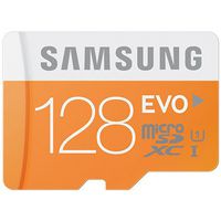 Samsung 128GB MicroSD XC Evo Class 10 UHS-1up to 48MB/s with Adapter (MB-MP128D)