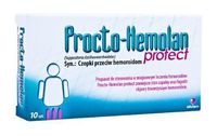 PROCTO-HEMOLAN PROTECT 10 Suppositories - Anti Haemorrhoids Piles Pain Relief Natural Healing Treatment NEW