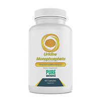 Uridine Monophosphate 250mg – Improve Memory, Mood, & Boost Mental Capacity – Increased Synapse Formation and CDP-Choline Levels – Anti-Inflammation – 60 Vegetarian Capsules – Pure Nootropics