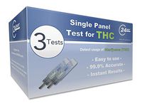 Marijuana THC Single Panel Drug Test. FDA Cleared, Highest Cut Off Level 50 NG/ML 3pack
